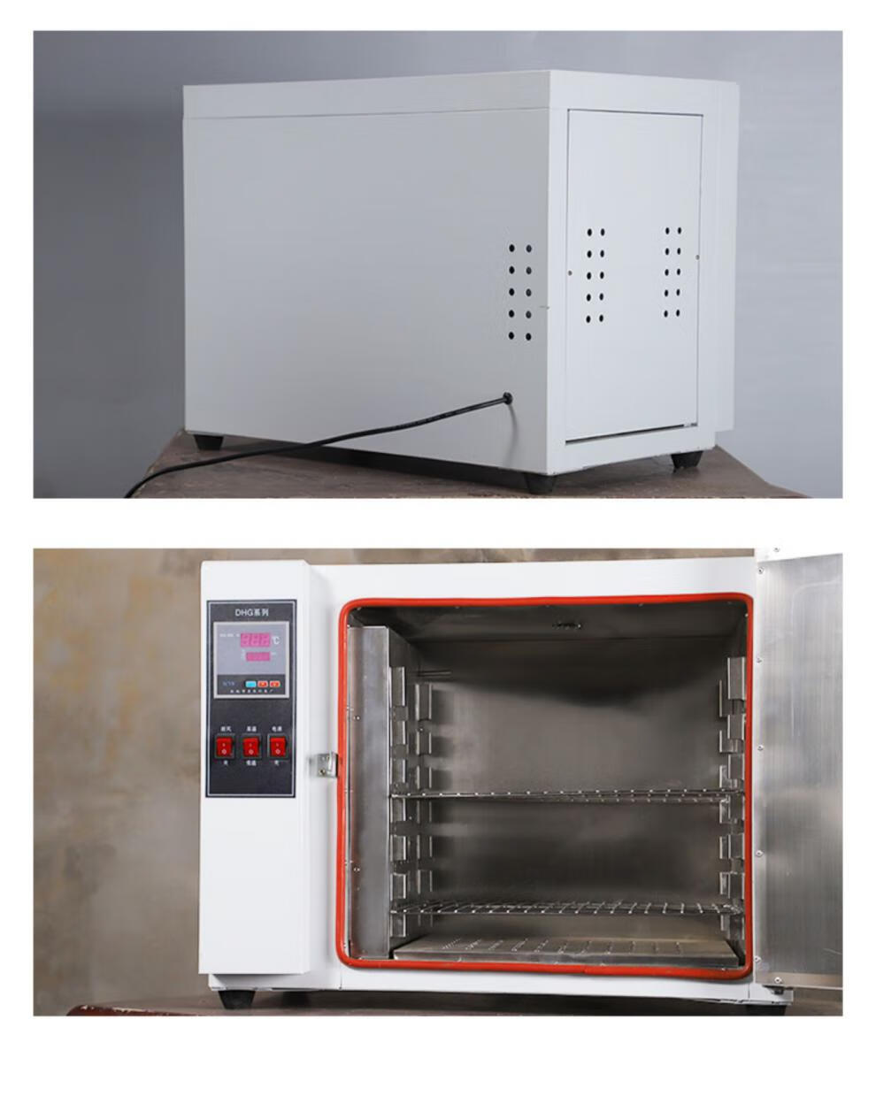 箱烘箱工业恒温烤箱实验室前后双开门500度高温烘干箱2020a镀锌252525