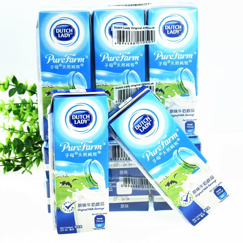 进口菲仕兰子母奶 225ml*10盒装 天然纯牧牛奶 进口荷兰原味牛奶