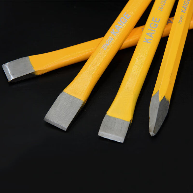 惠利得 凿铁錾子12寸扁凿凿錾铁专用锋钢凿合金錾子凿子扁平凿切削