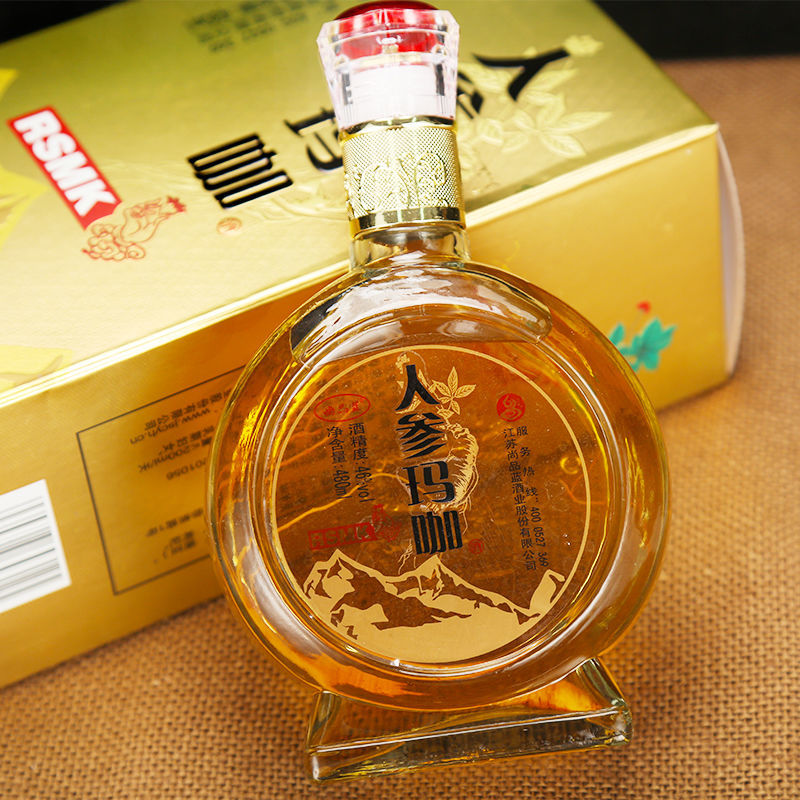 拉薩瑪咖酒 480ml*6瓶 男性人參瑪咖酒金色瑪咖酒 46度 整箱白酒 養生