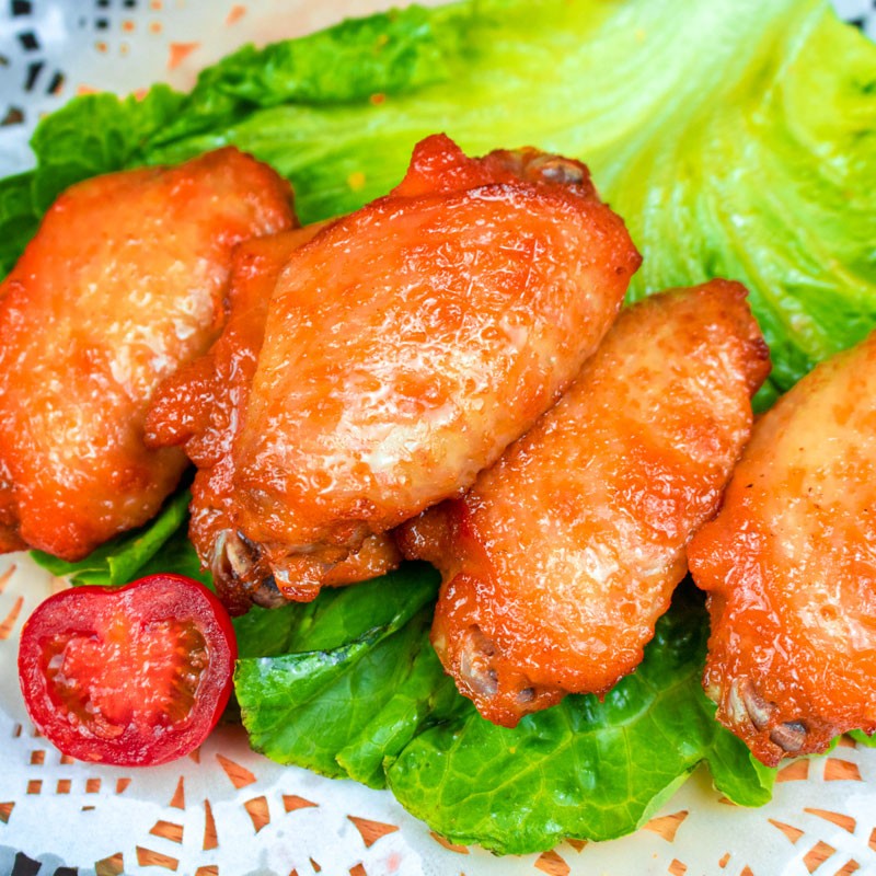 家佳康中粮奥尔良烤翅中1kg半成品腌制炸鸡翅烧烤鸡中翅汉堡小吃
