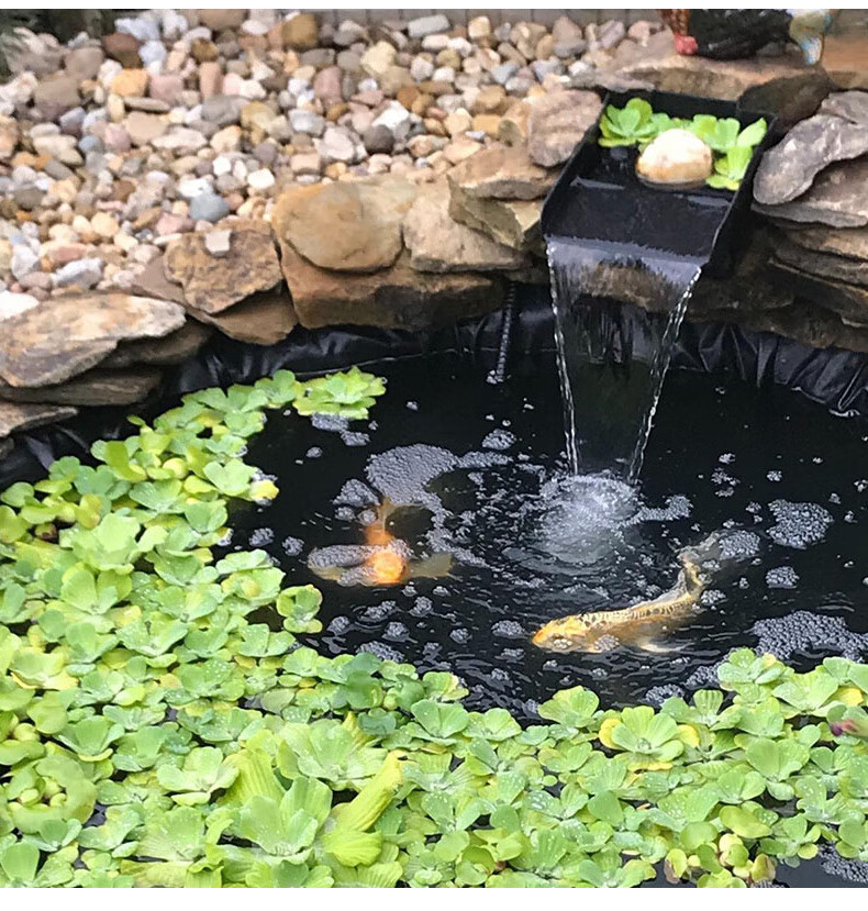 仿真瀑布疊水造景花園假山水池魚塘別墅庭院水景水幕牆院簡易擺件循環