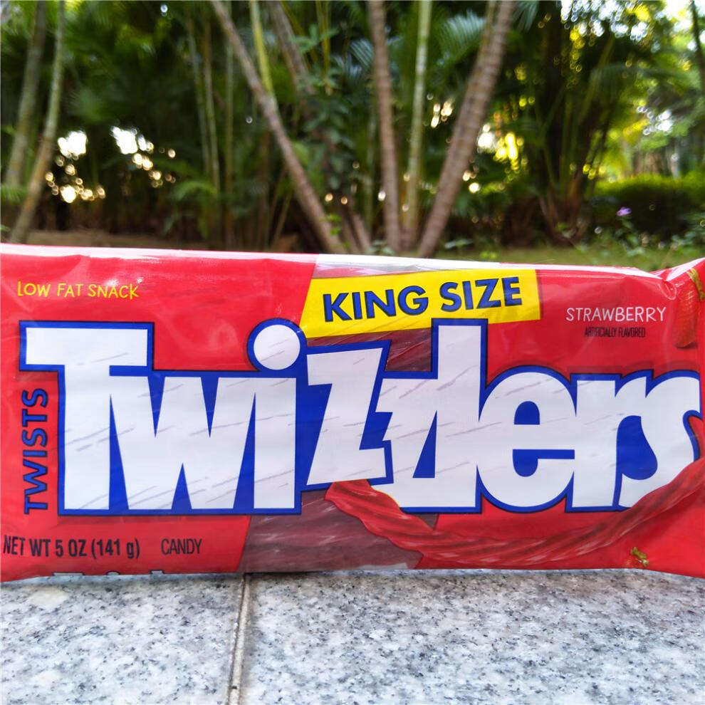 twizzlers 美国多滋乐扭扭糖难吃怪味吸管糖美剧零食 20条散装草莓