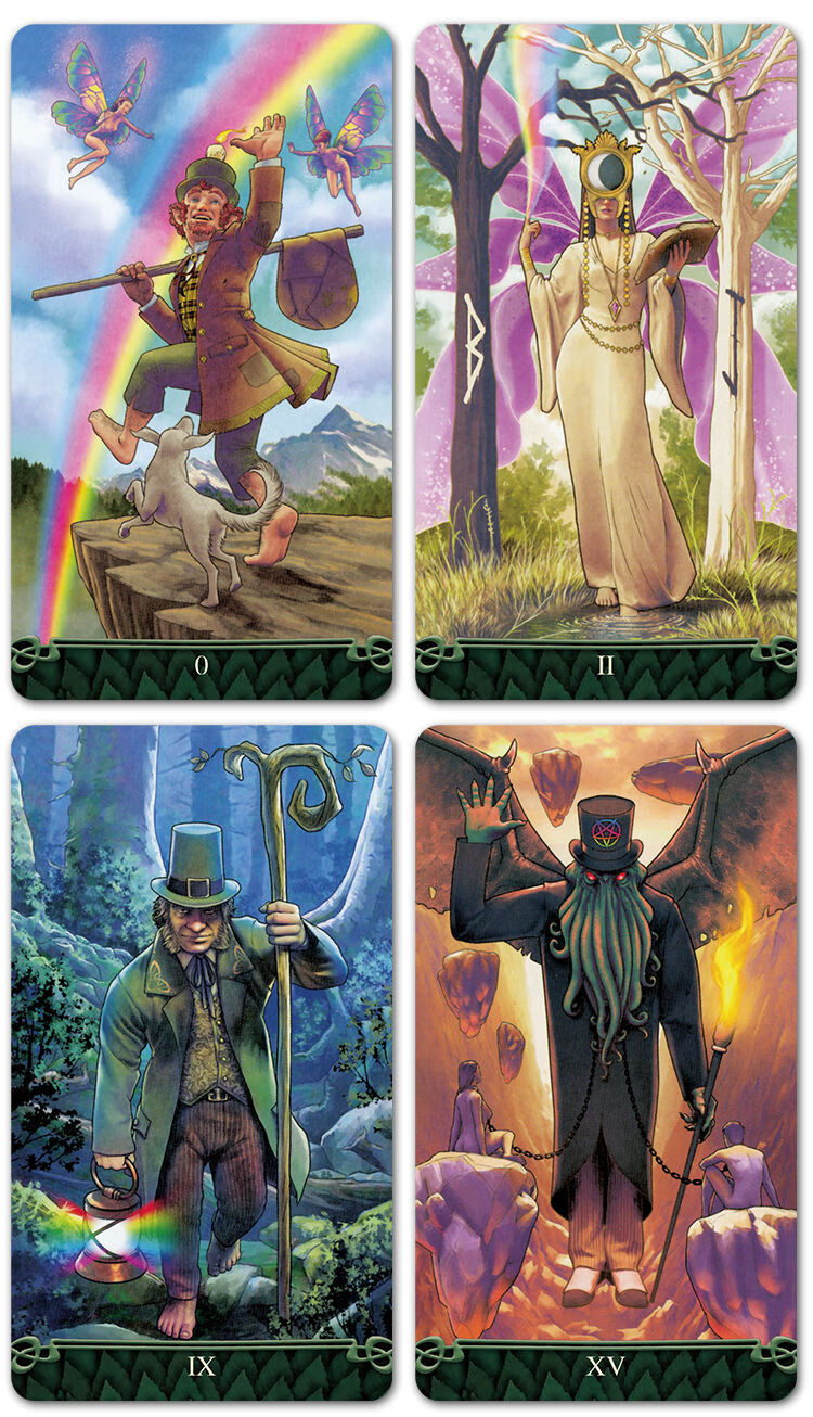 塔罗牌 意大利圣甲虫彩虹尽头tarot at the end of the rainbow 彩虹