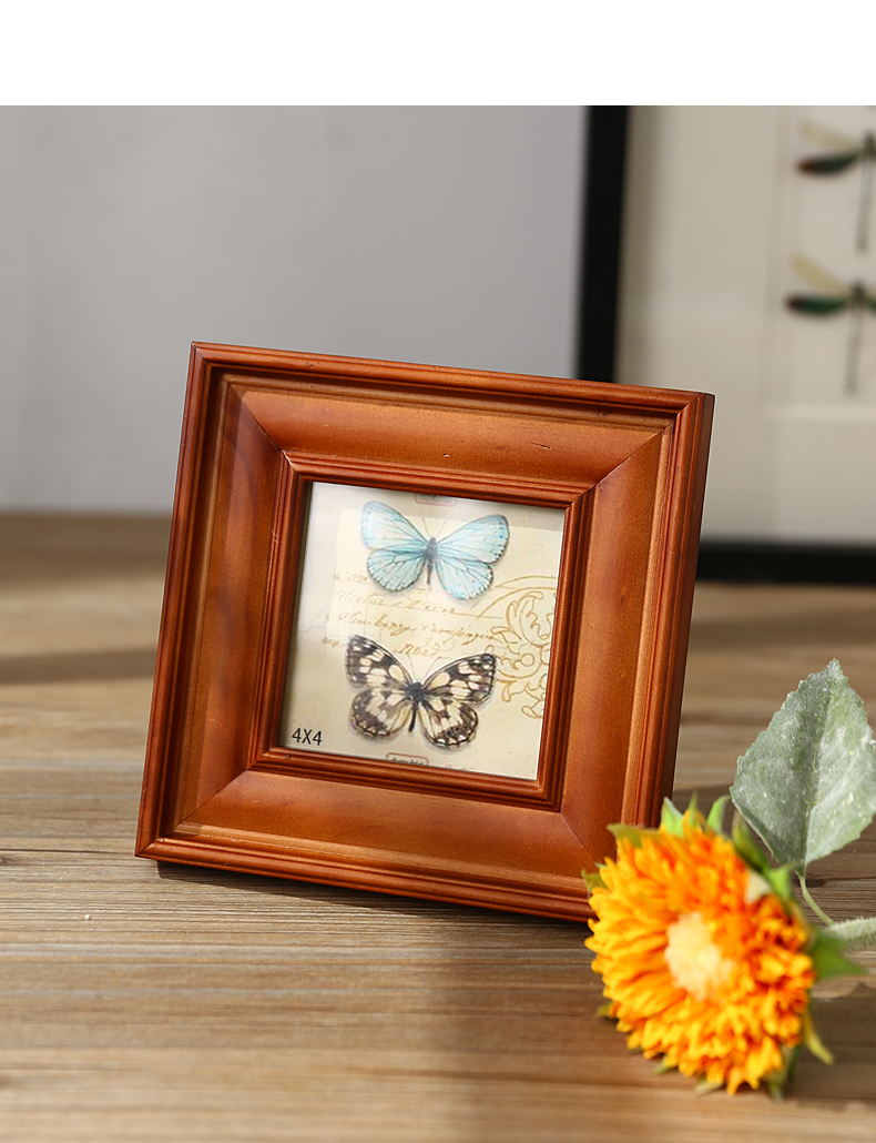 卡贝伯爵北欧个性创意木相框摆台相片相册框6寸7寸儿童婚纱照片画框