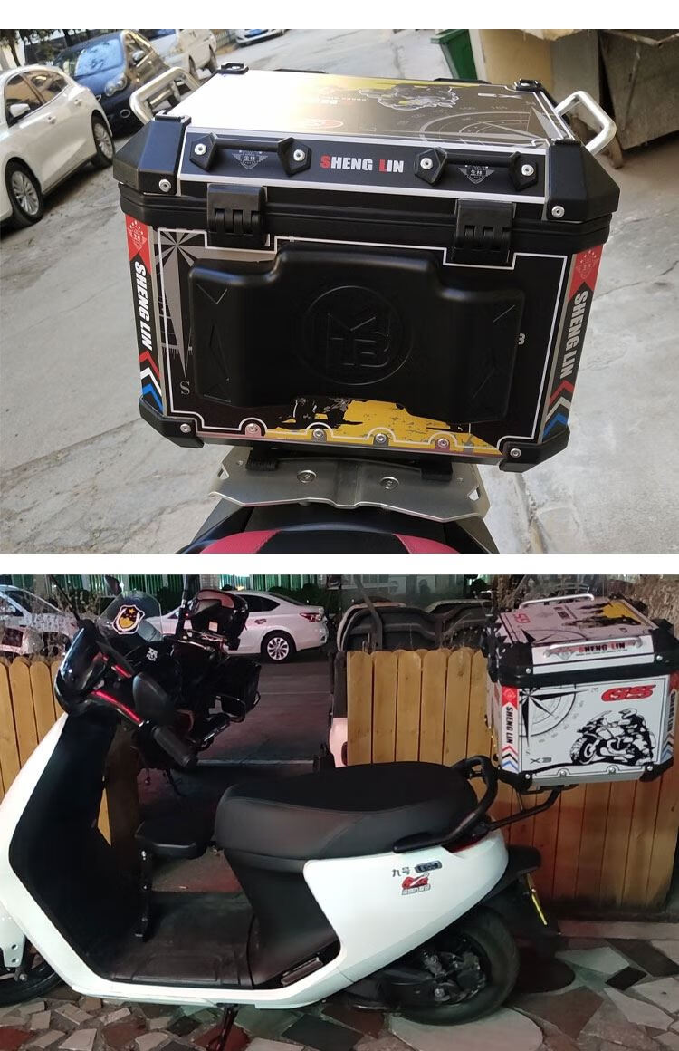 适用gw250春风nk400尾箱黄龙后备箱边箱收纳摩托车铝合金通用三箱40l