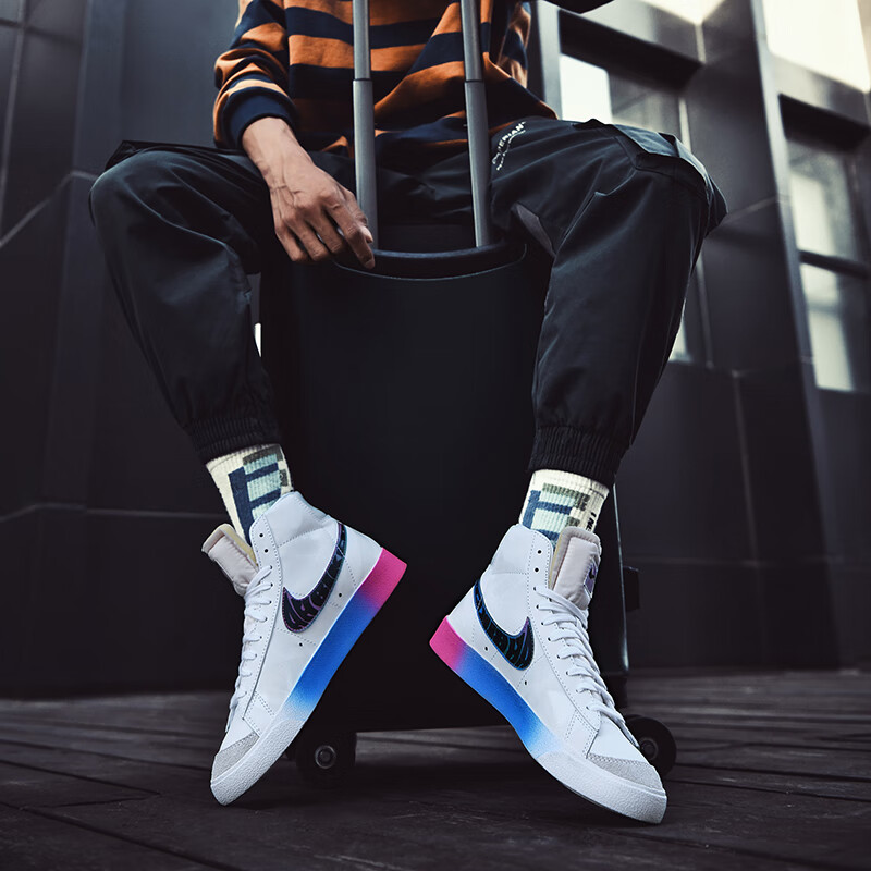 涂鸦黑白像素莆田电玩夏季空军一号潮流风 空军一号权志龙小雏菊白