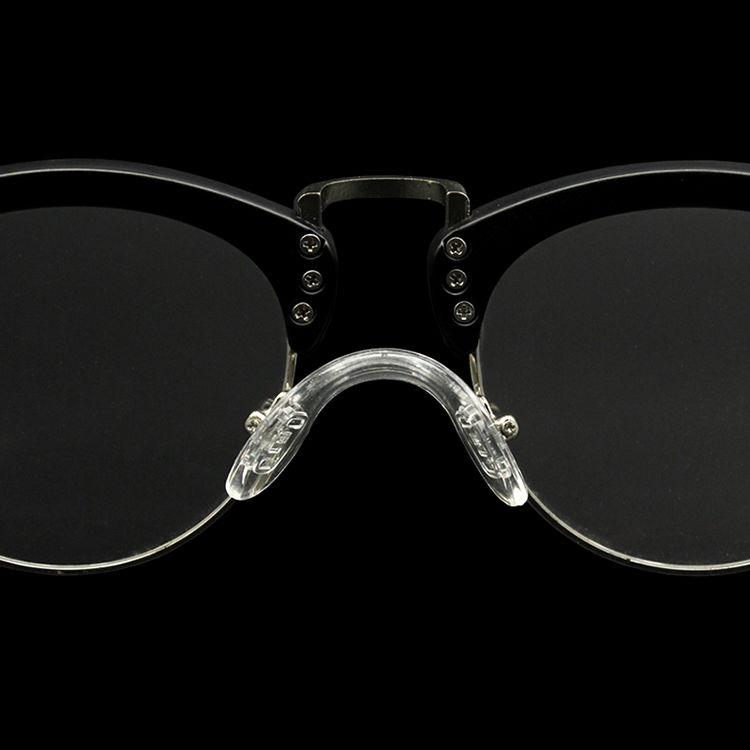 眼镜连体鼻托防滑硅胶鼻垫螺丝式成人儿童镜太阳镜老花镜配件3只成人