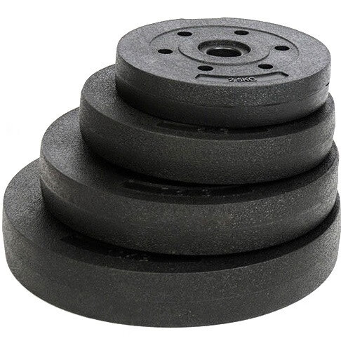 家用15公斤杠铃片足重包胶哑铃片健身配重片小孔泥沙片510杠铃片15kg