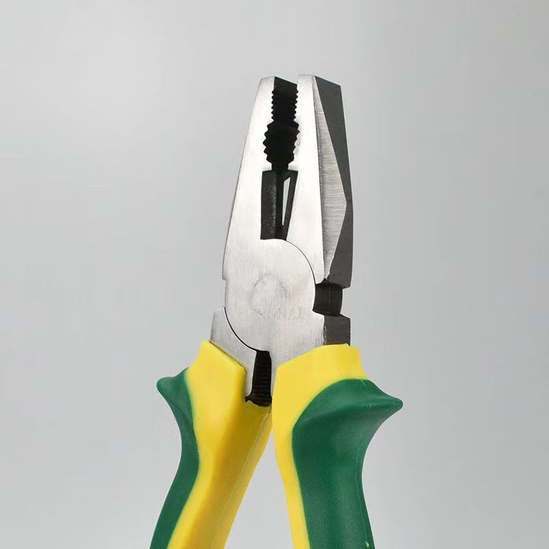 老虎钳钢丝钳斜嘴钳斜口钳尖嘴钳8英寸多功能碳钢钳子省力工具8寸老虎