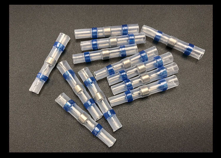 热缩管绝缘套管电工水焊锡环接线端子电线保护套50只装