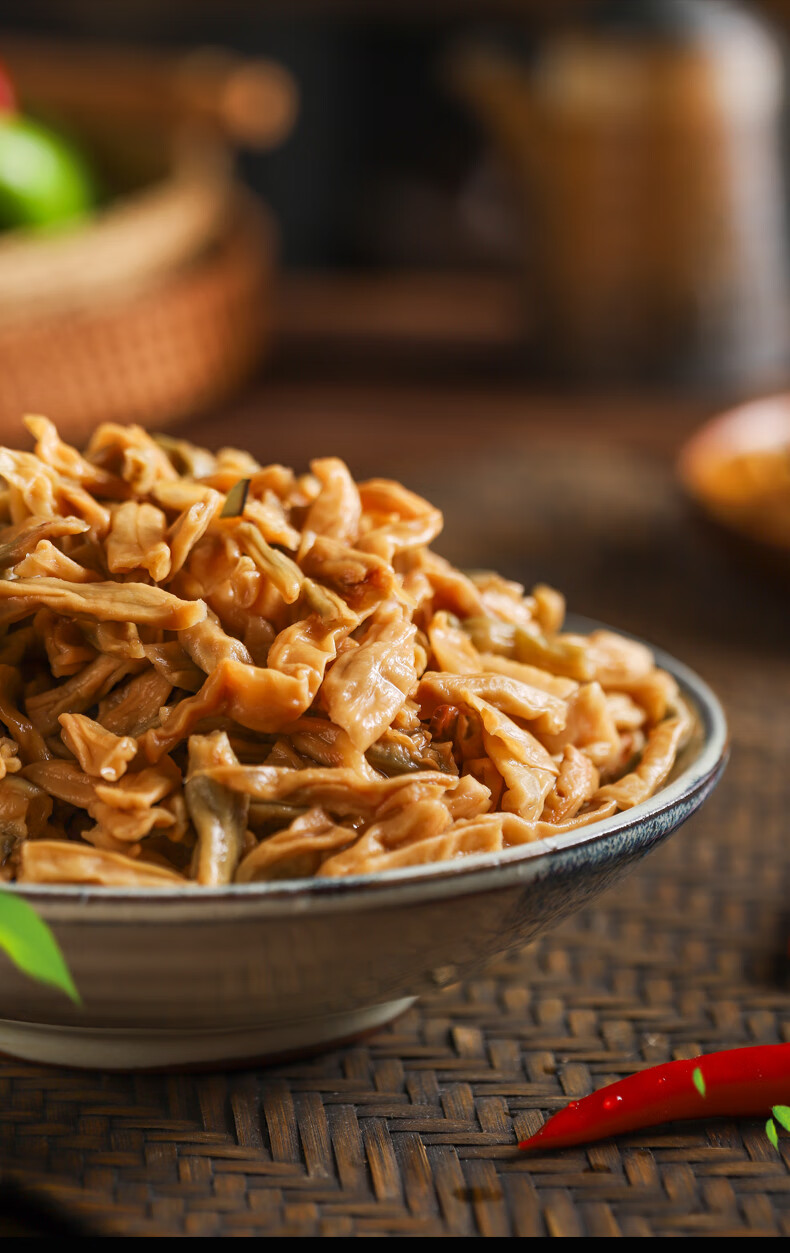 湖南特产卜豆角农家坛子菜扑豆角曝豆角下饭菜腌菜500g 卜豆角1包干