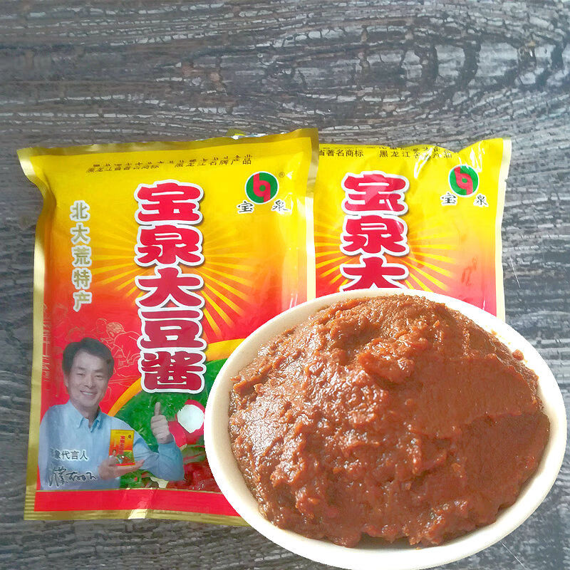 宝泉大豆酱东北大酱黑龙江宝泉岭黄豆酱调味酱豆瓣酱蘸菜酱宝泉大豆酱
