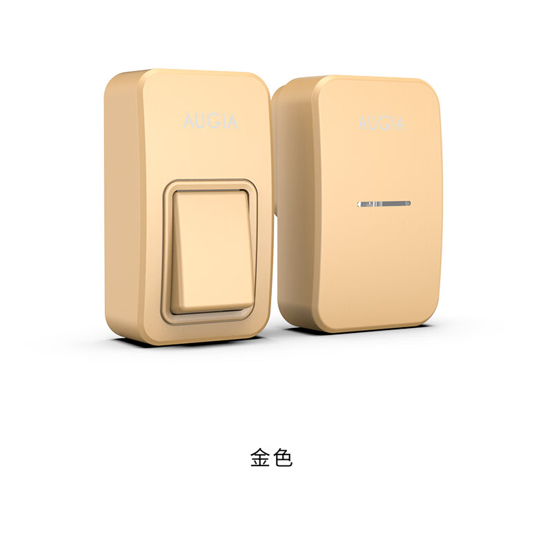 不用电池家用远距离无线门铃家居智能水潮门铃一拖二电子门铃定制黑色