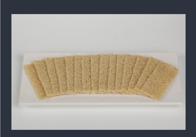 官方河南鹿邑特产观堂手工麻片手擀麻片白芝麻片普通礼盒装