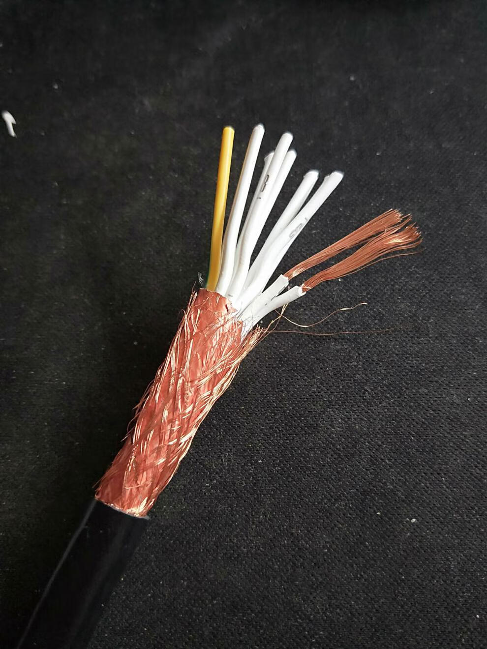 kvvrp多股软控制屏蔽电缆信号线2 3 4 5 6 7芯*0.75 1 1.5 2.