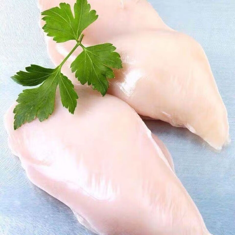 单冻大鸡胸10斤20斤冷冻新鲜鸡胸肉健身生肌鸡胸鸡脯肉去皮鸡胸肉单冻