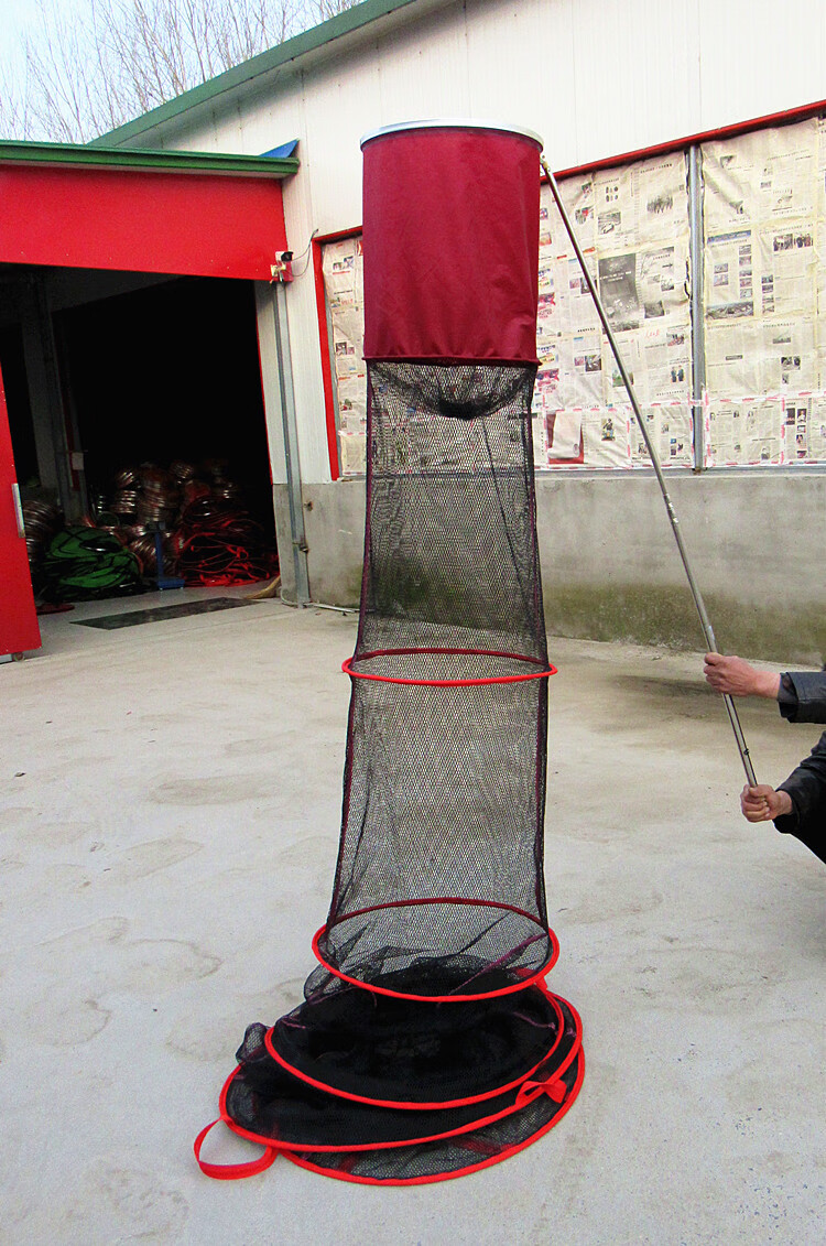 特大鱼护涂胶加厚钓鱼护特大喇叭型渔护超大水库鱼护渔网渔护加厚黑网