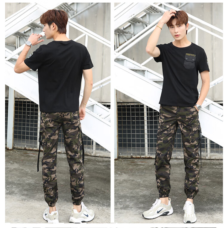 花色:丛林迷彩袖长:短袖裤长:长裤材质:其他领型:圆领货号:1905-2905