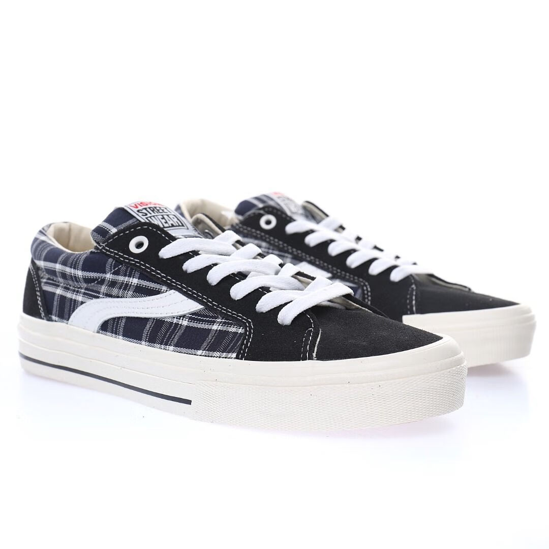 金小姐易烊千玺同款vision黑白格子经典低帮板鞋硫化休闲男女情侣