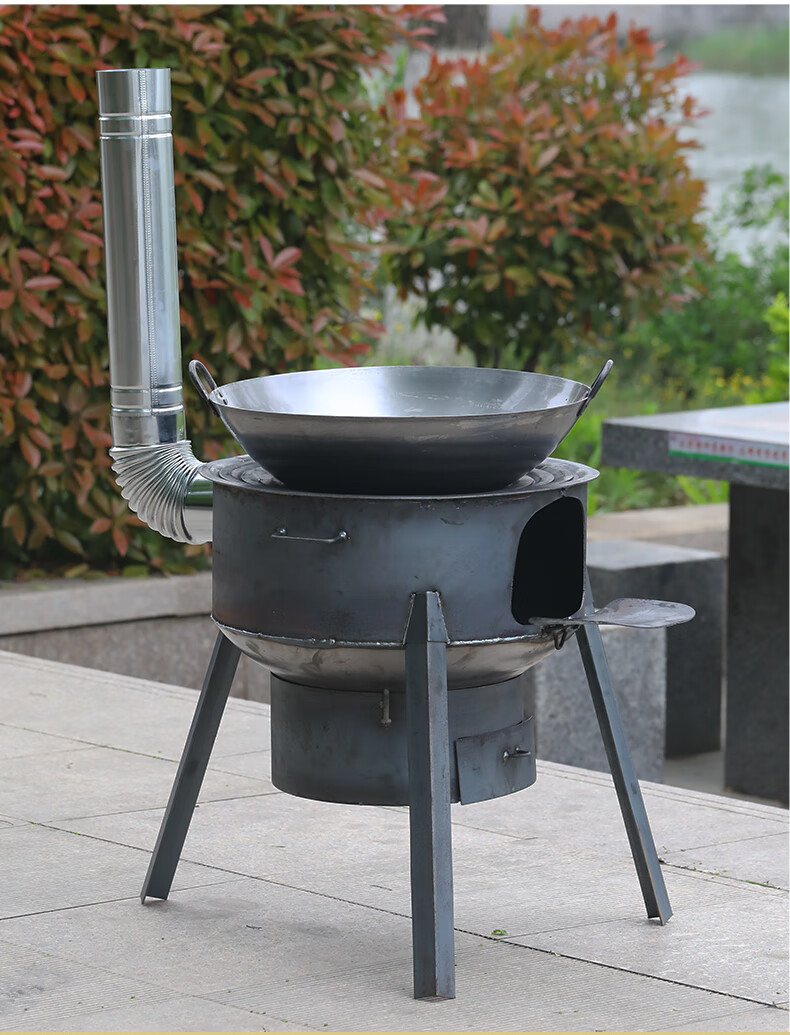 柴火灶 柴火炉 家用农村户外无烟火地锅灶烧木柴灶炉用火炉新式烧柴