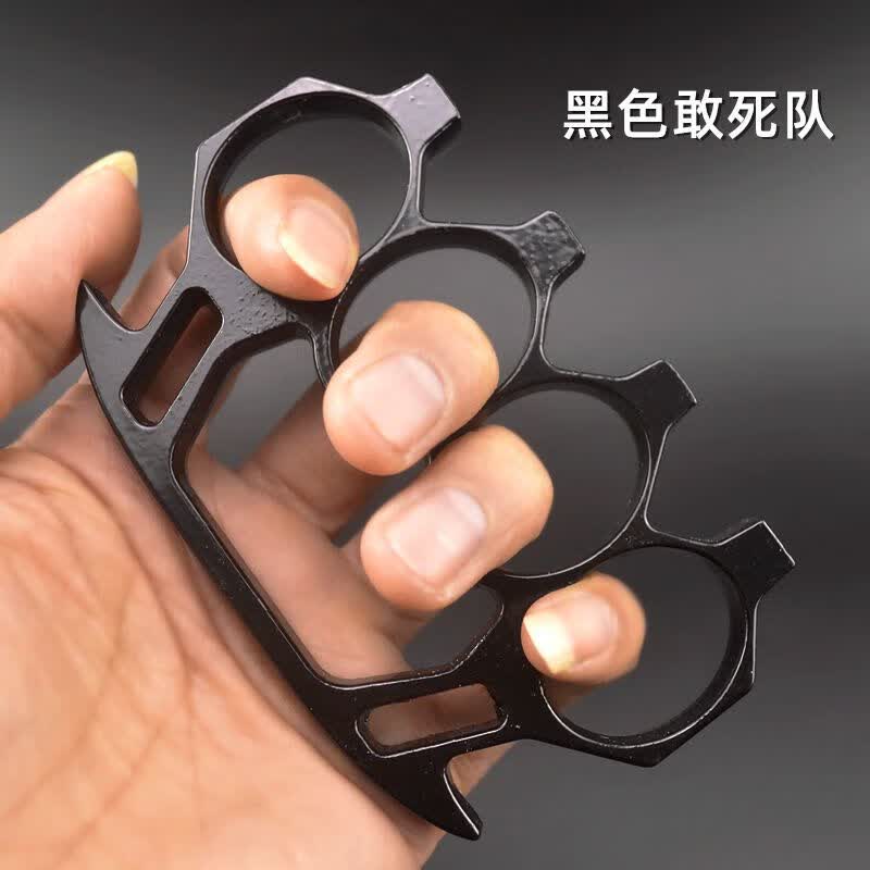 指虎四指敢死队加厚铁手扣拳扣防卫虎指环拳套铁四武术搏击手撑子