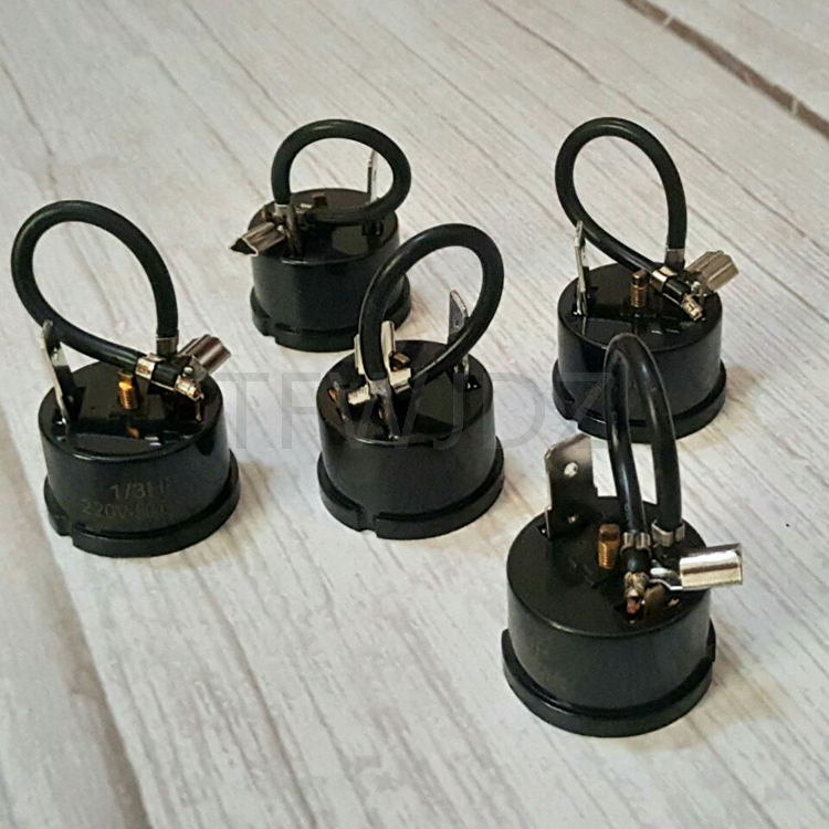 冰柜压缩机过热过载保护器蝶形1/2 1/3 1/4 1/51/6hp配件 1/5hp (150w