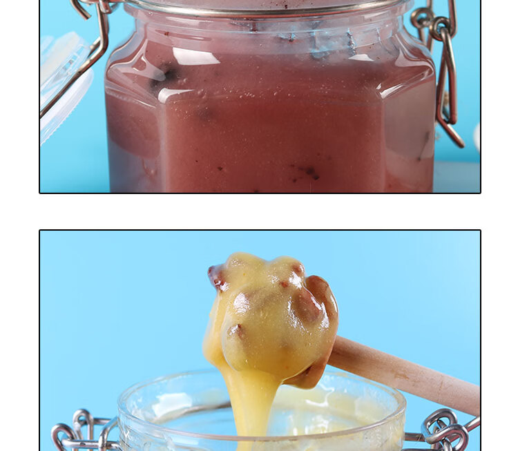 5折5折俄罗斯蜂蜜膏蓝莓蔓越莓沙棘水果蜜松子仁蜂王浆卡扣瓶蜜蔓越莓