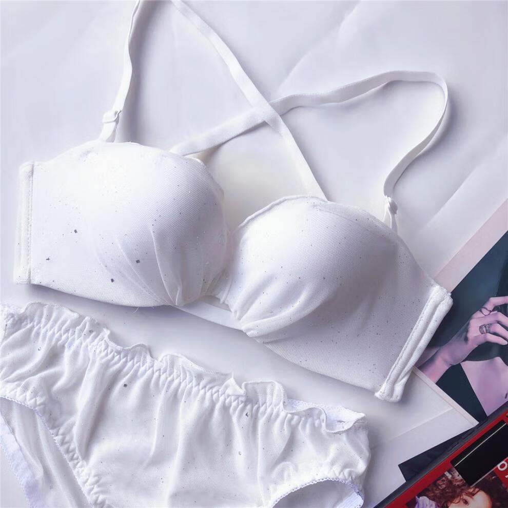 seemax新客1/2半罩杯文胸聚拢中厚款上托小胸神器无钢圈少女性感内衣