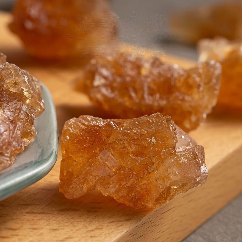 库车冰糖新疆特产龟兹巴依黄冰糖黄糖咖啡黄糖手工老冰糖琥珀冰糖 多