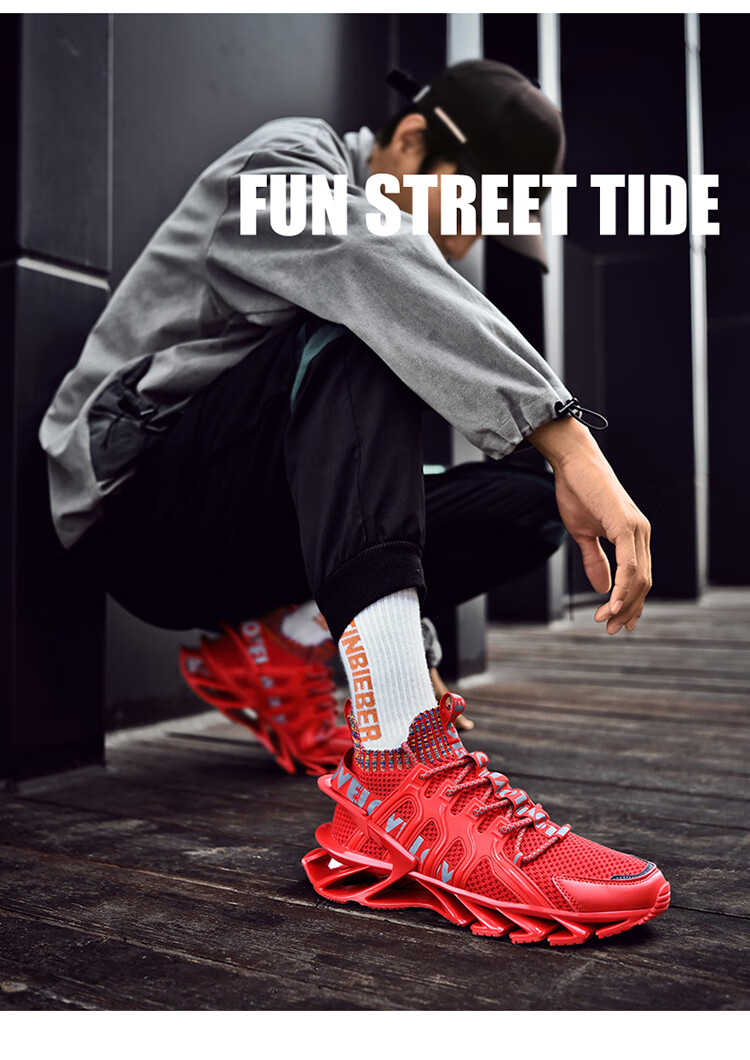 aj男鞋春季新款刀锋跑步鞋子男潮鞋夏季休闲本命catmaoaj 白色 39