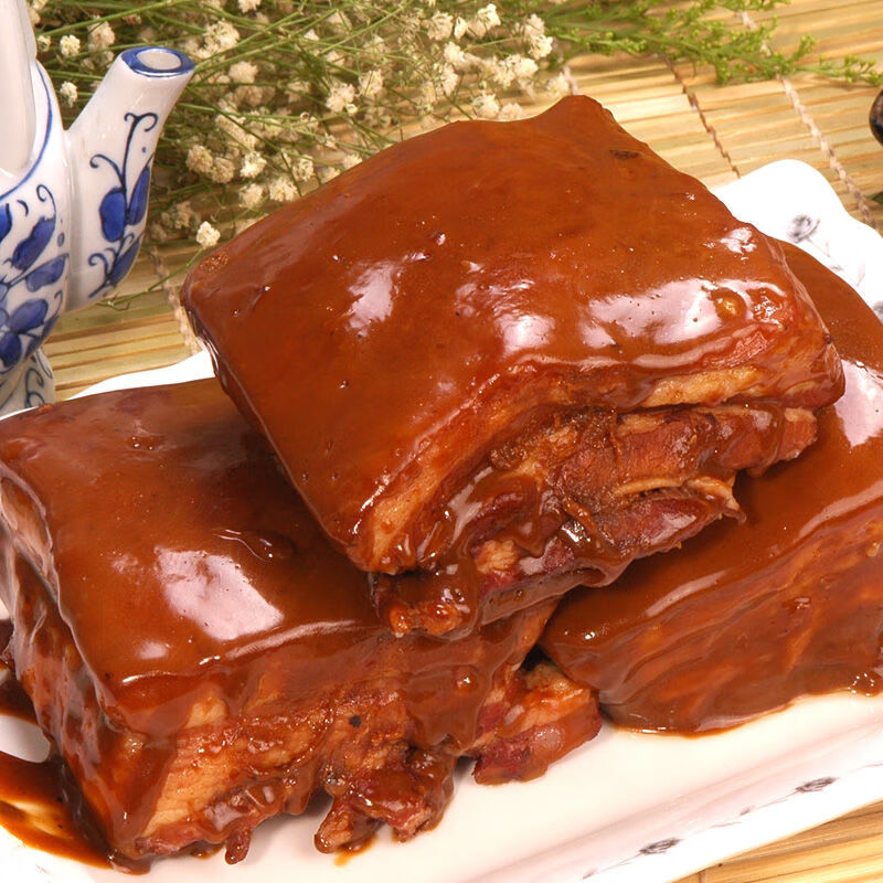 六味斋酱肉 山西特产 中华 六味斋酱肉熟食卤肉酱猪肉真空包装 3袋