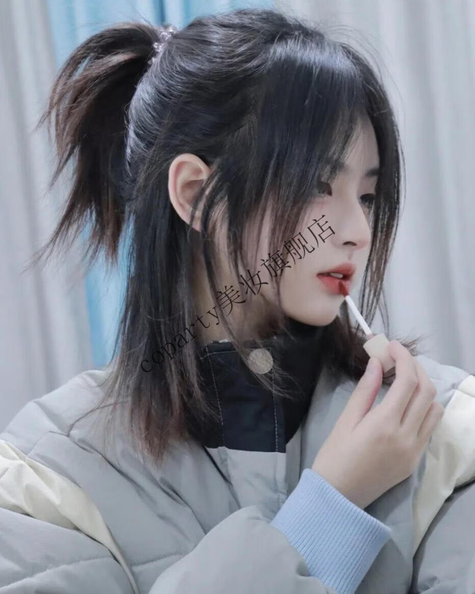 日系少年感狼尾短发假发男女生酷帅气自然鲻鱼头可扎发型全头套式