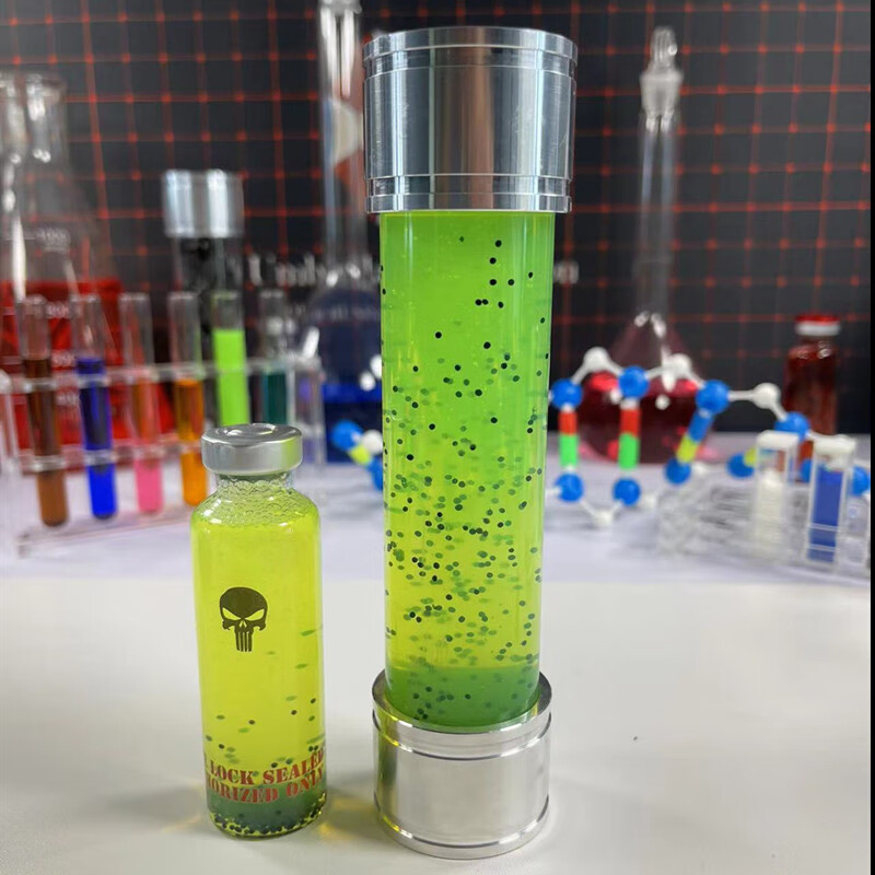 危机t病毒模型t病毒剂螺旋体模型毒液颗粒儿童小玩具 绿色单只【图片