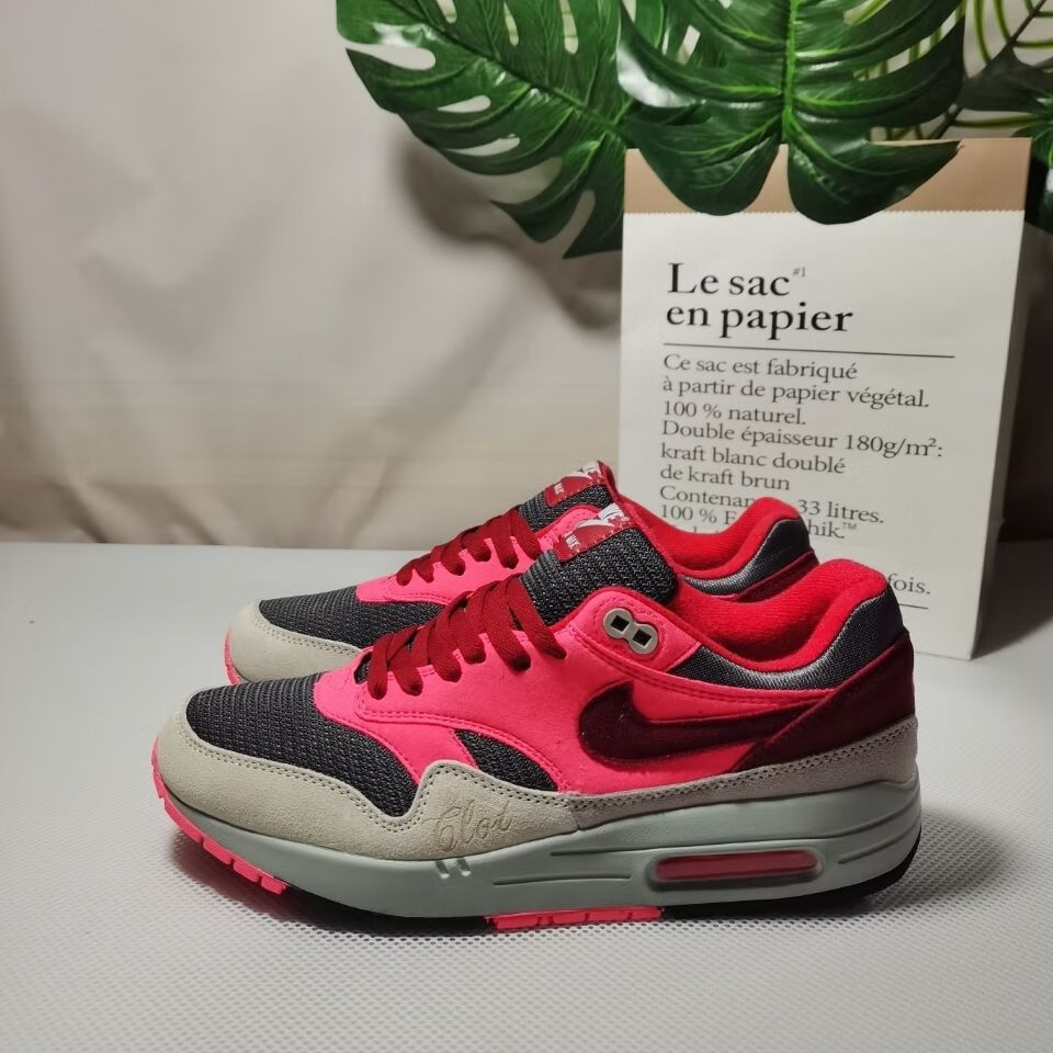 陈冠希同款clotairmax1死亡之吻2007友限定复古气垫跑鞋红色36