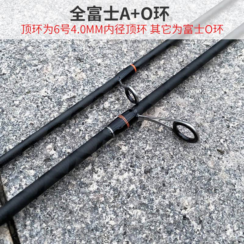 滑杆钓鱼竿渔之刃路亚滑漂专用竿全富士导环路滑专用钓鱼杆路滑竿直柄