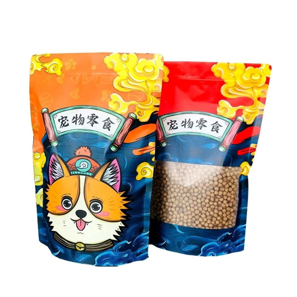 狗猫宠物零食包装袋肉干鱼干饼干火腿肠罐头塑料加厚通用袋猫10个空