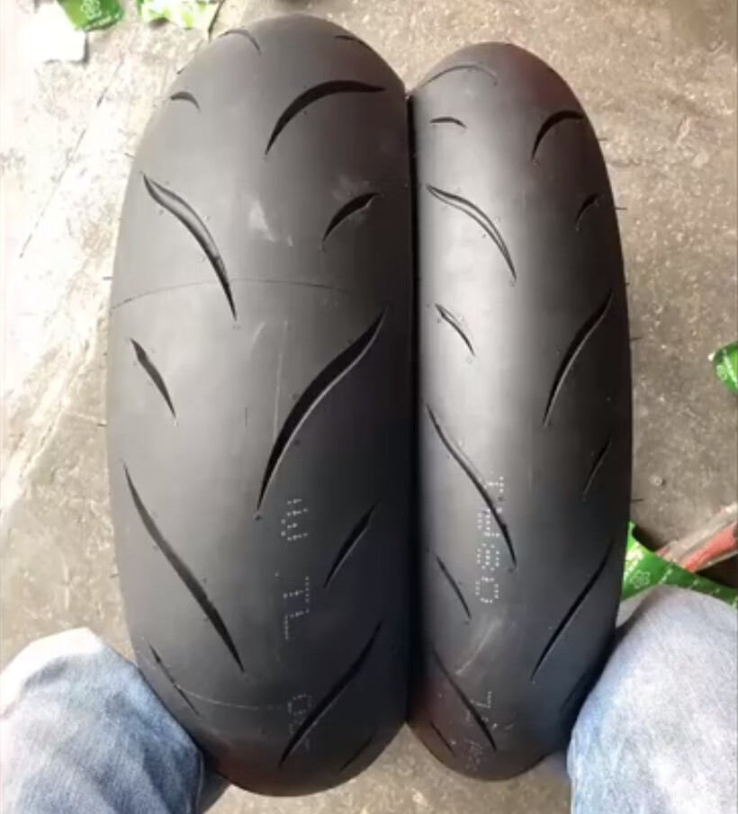 新刀疤二代半热熔轮2代轮胎适用于川崎400z/ninja忍者本田650 140/70