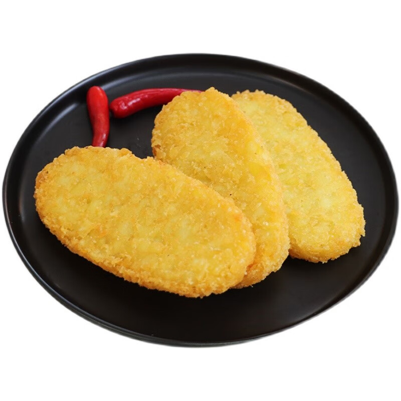 蓝顿旭美椭圆薯饼20片/袋肯德基冷冻半成品薯条油炸小吃 蓝顿旭美椭圆