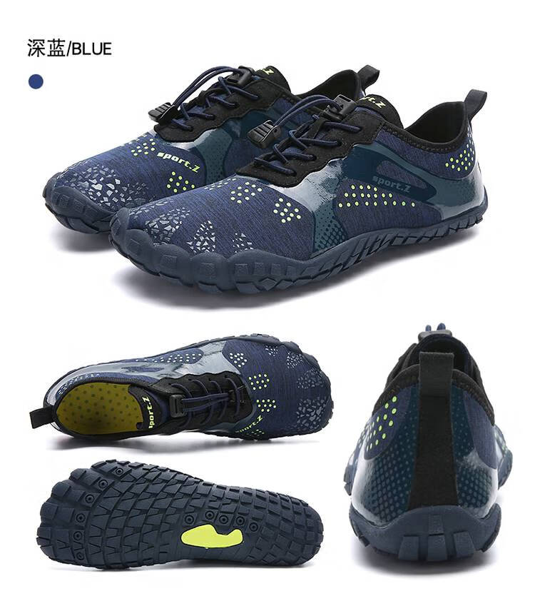 登礁鞋钓鱼鞋矶钓鞋男夏季透气防水防滑海钓鞋两栖徒步溯溪涉水鞋黑灰