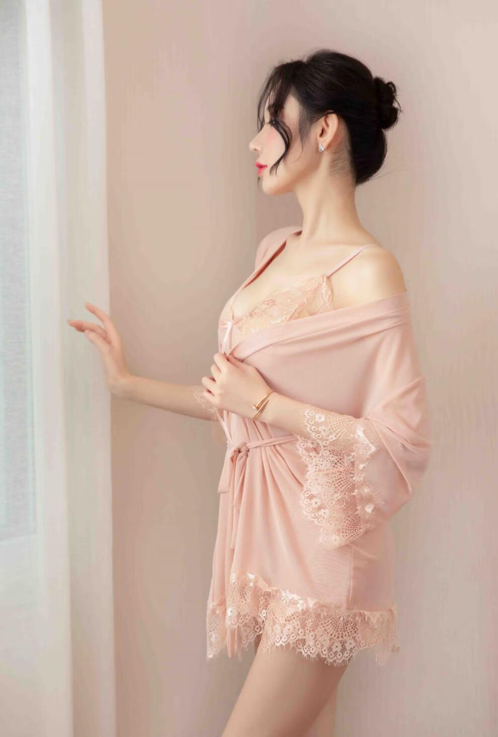 长夜漫漫女士性感内衣情趣睡裙大码透视诱惑吊带性感蕾丝睡衣睡裙套装