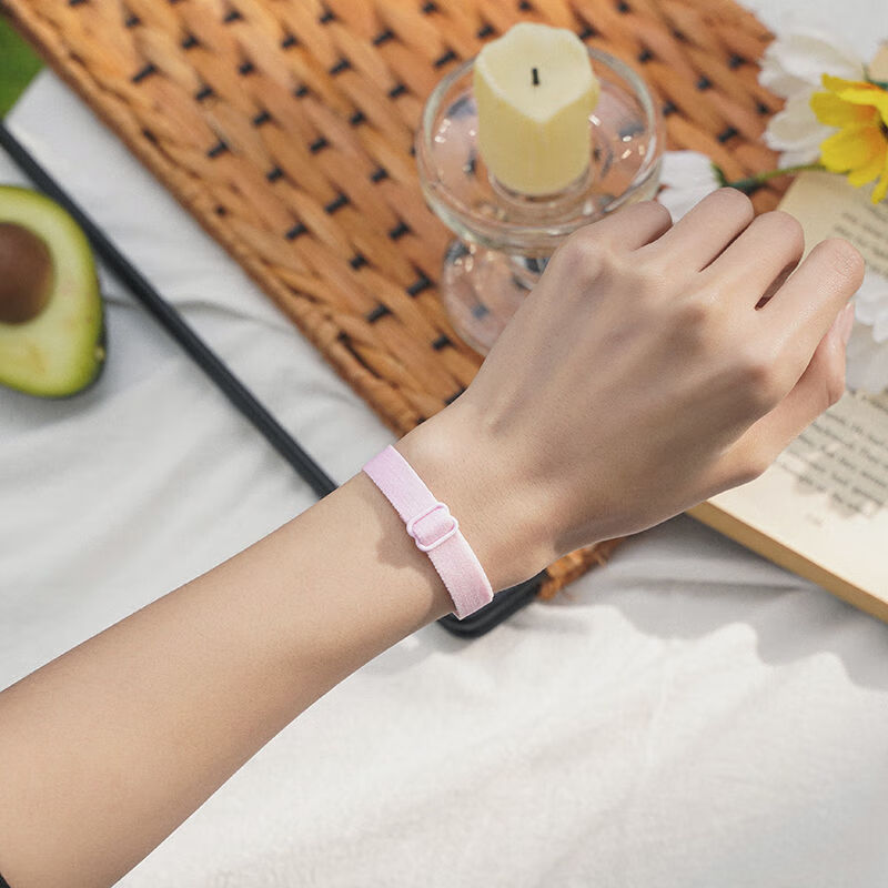 肩带手环两用〗内衣带肩带手链小皮筋送男朋友情侣手链网红皮筋 白