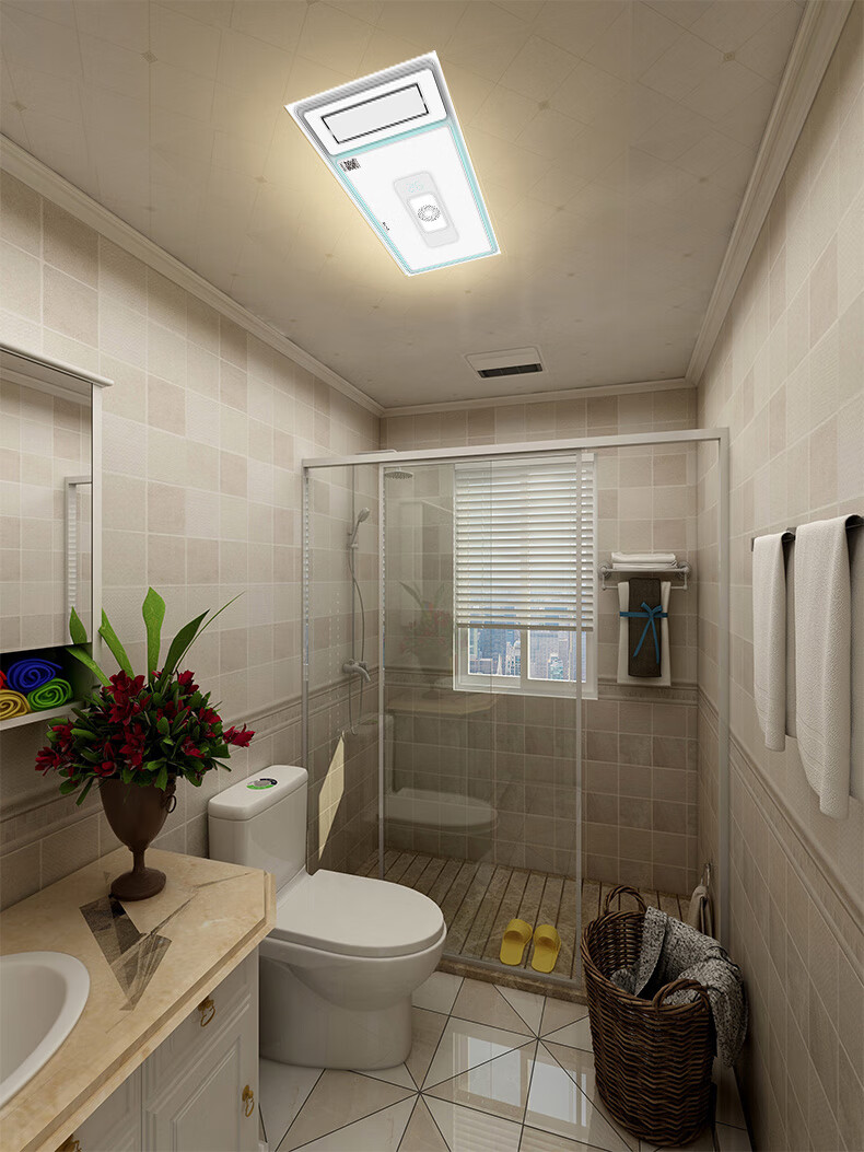 世友全国联保沉香8号智能浴霸照明 换气 吹风 取暖 温显 香薰 白色