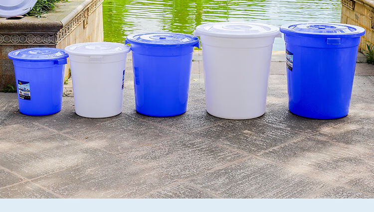 塑料桶加厚水桶家用储水用带盖大号特大食品级小酵素桶发酵桶大桶红色