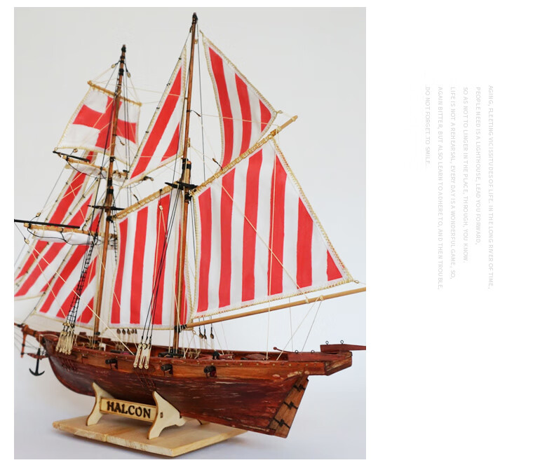 西洋帆船木质拼图安装图片