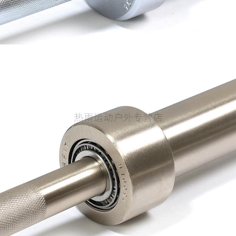 8米杠铃杆直杆 奥杆轴承弹簧钢杆铃杆比赛用举重杠铃杆 700磅铜套发黑