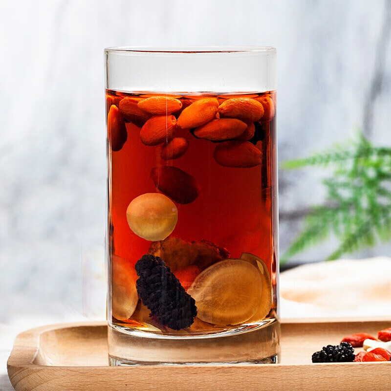 北京同仁堂人参五宝茶男人茶九宝茶男桑葚干人参黄精杜仲雄花八宝茶