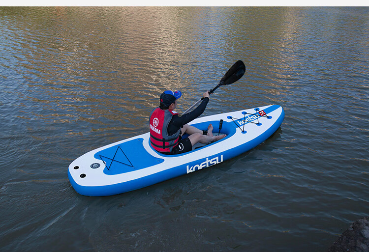 皮筏艇钓鱼科特苏 路亚皮划艇kayak充气漂流船橡皮艇独木舟 3.
