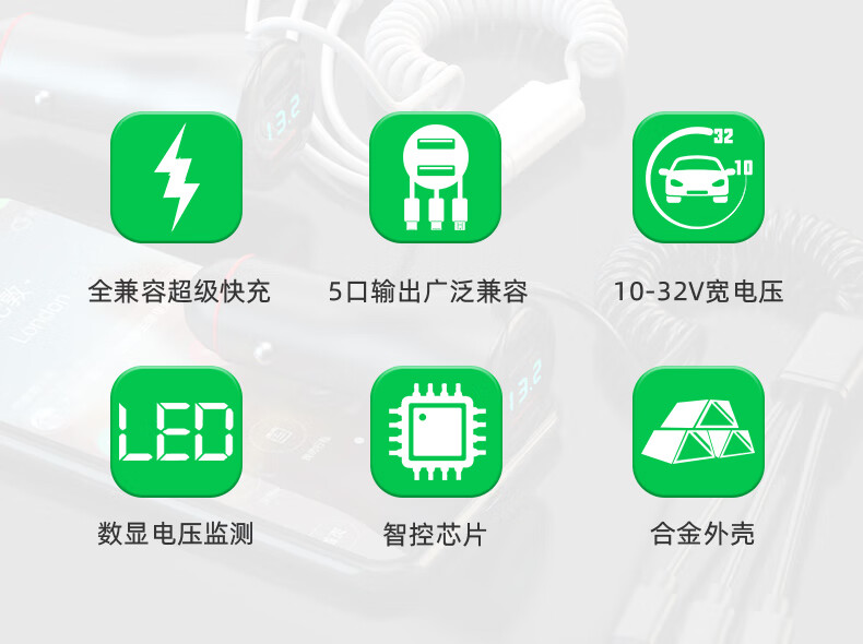 适用华为66w车载充电器原装快充mate40proprors保时捷