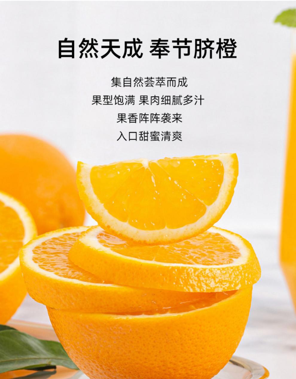 【jd现摘现发】正宗奉节重庆脐橙 当季产地直发新鲜现摘手剥甜橙子